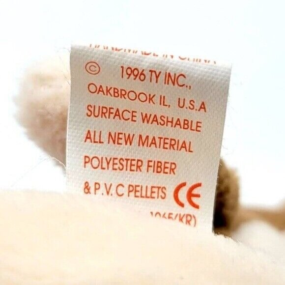 2/$15 Ty Beanie Babies Bernie Plush St. Bernard Dog Brown 8.5" Puppy 1996 VTG - Picture 10 of 11